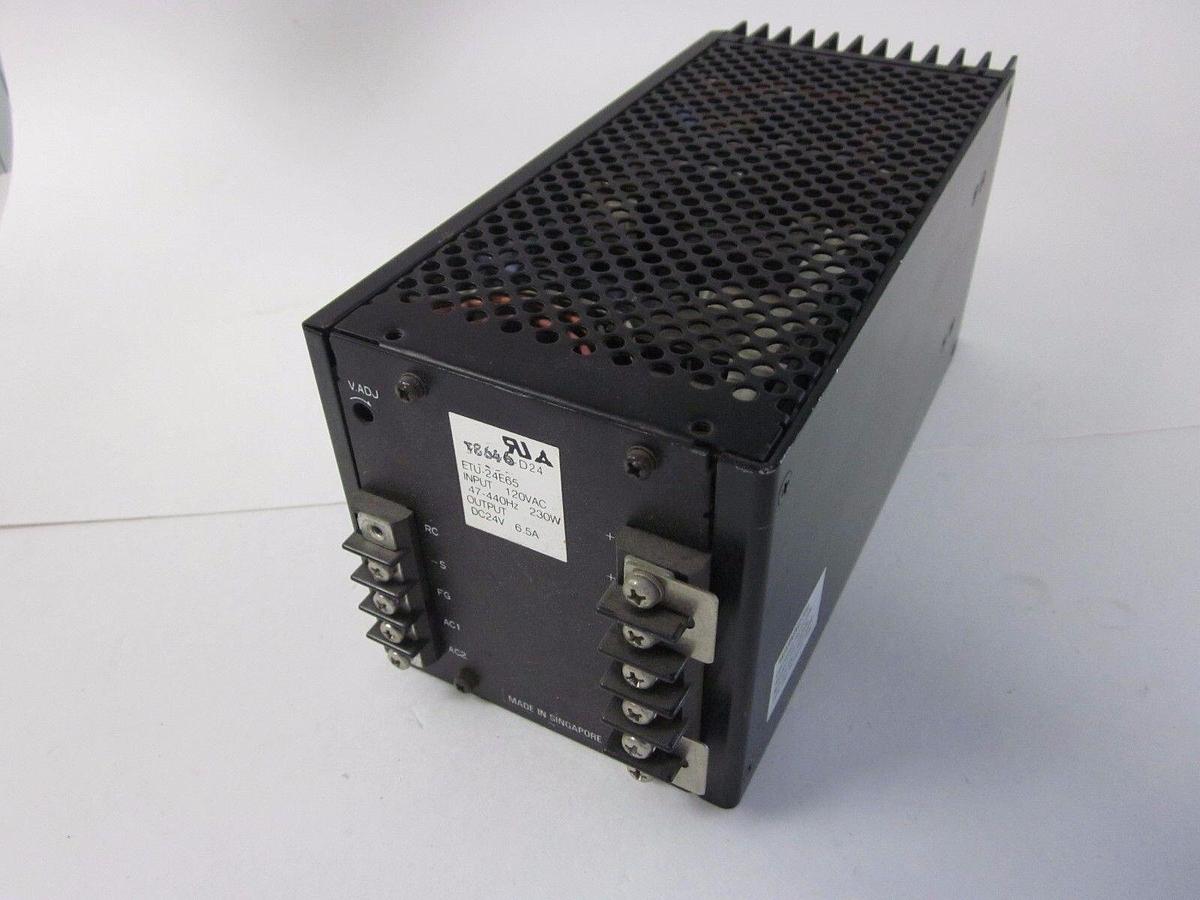 Used Matsushita ETU-24E65 Power Supply 24 VDC, 6.5 AMP, 120 VAC