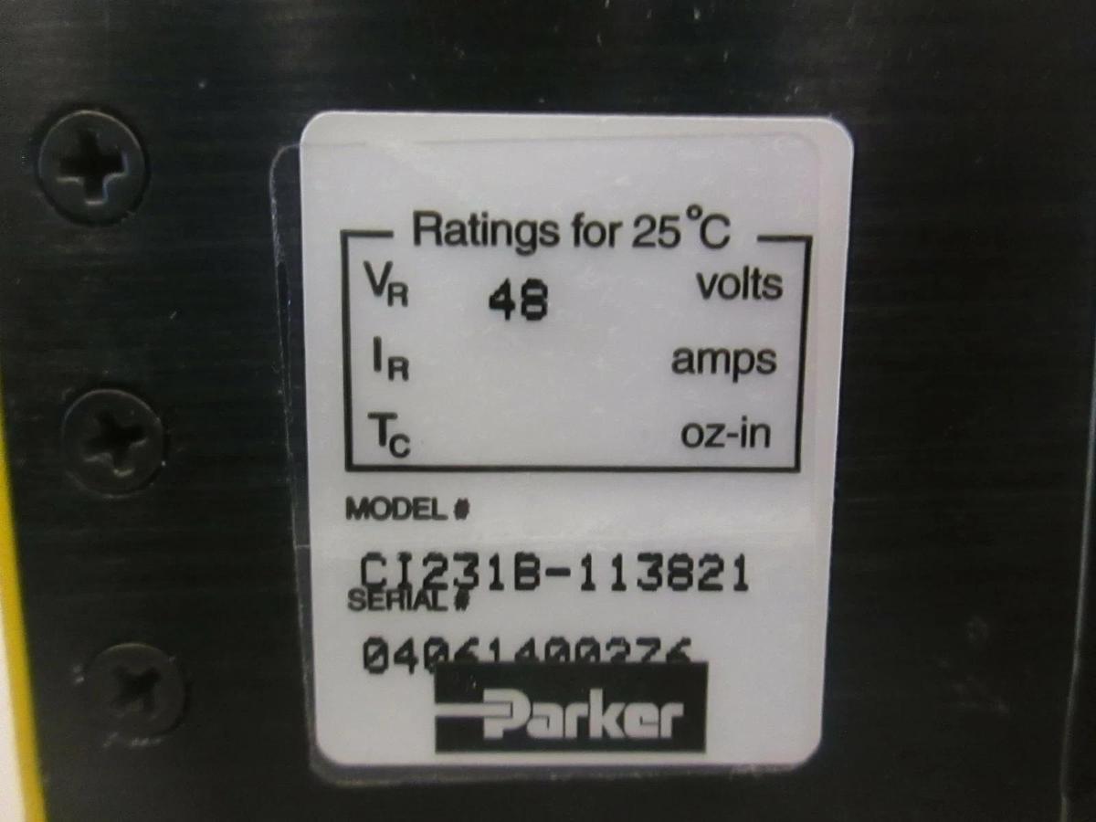 Used Parker Servo Motor, CI231B-113821, Used