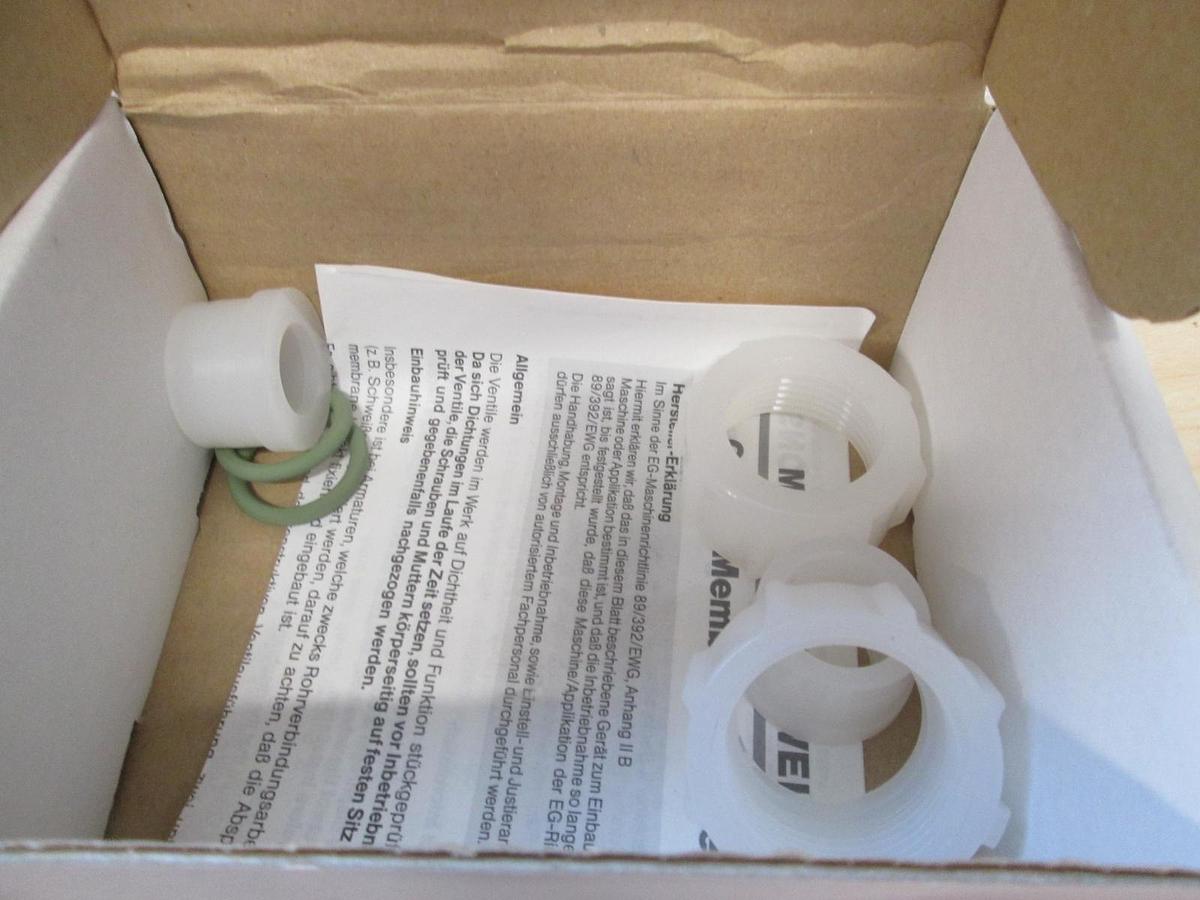 Used GEMU, ID-CH-88086060, Pneumatic N.O Diaphragm Valve, PST 4-6 Bar, New