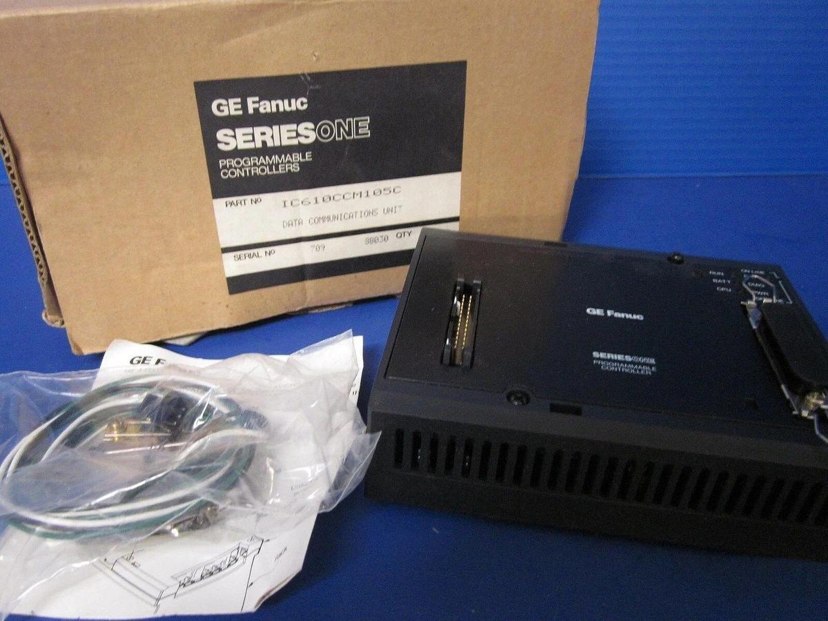 Used GE Fanuc SeriesOne Programmable Controller IC610CCM105 Rev C or D, New in Box