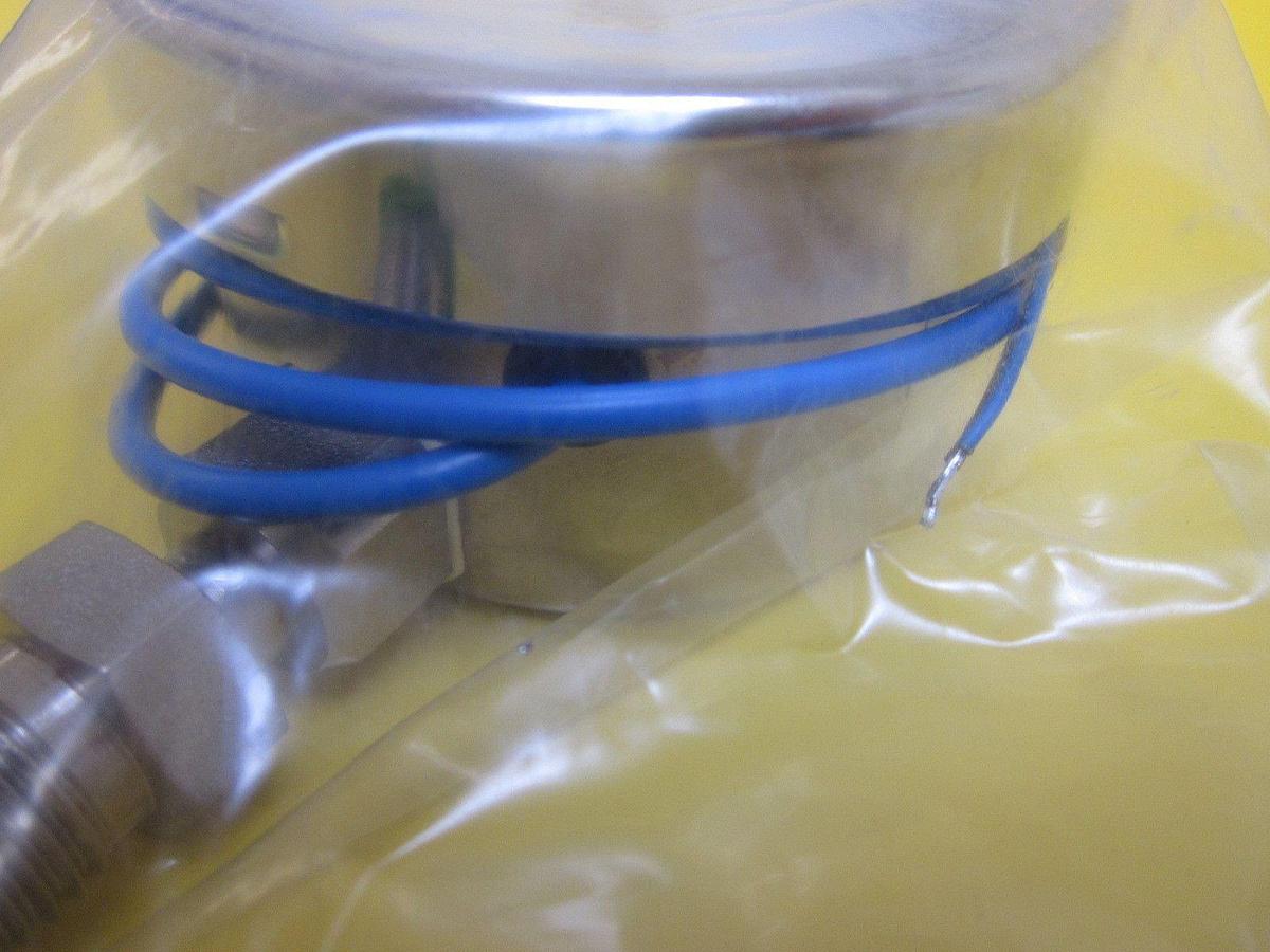 Used GTR Controls Vacuum/Pressure Gauge Type 201, 25S-30-0-30M-1-0, 1/4" Male VCR