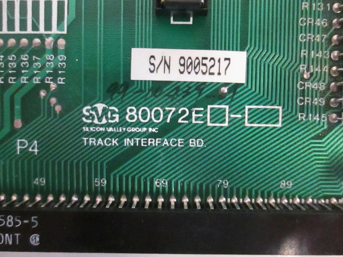 Used SVG 80072E Track Interface BD, PCB, Working When Removed