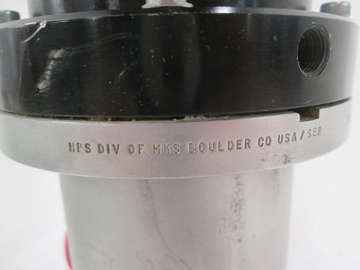 Used MKS HPS, NW 50 Right Angle Gate Valve, 2 Stage, Cleaned, Used