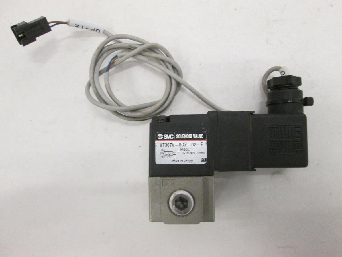 Used SMC, VT307V-5DZ-02-F, Solenoid Valve, Used