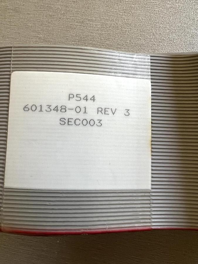 Used SVG Thermco VTR Ribbon Cable P/N: 601348-01 ASSY, HRNS, DWR Status 50 Pin, Used