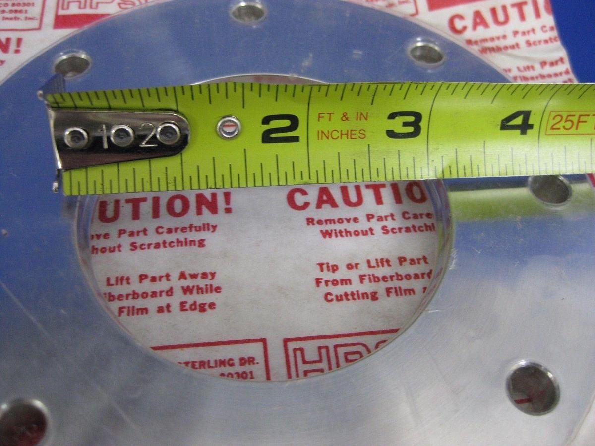 Used MKS HPS F Flange Reducer / Adapter, 5 5/8" OD to 3" ID
