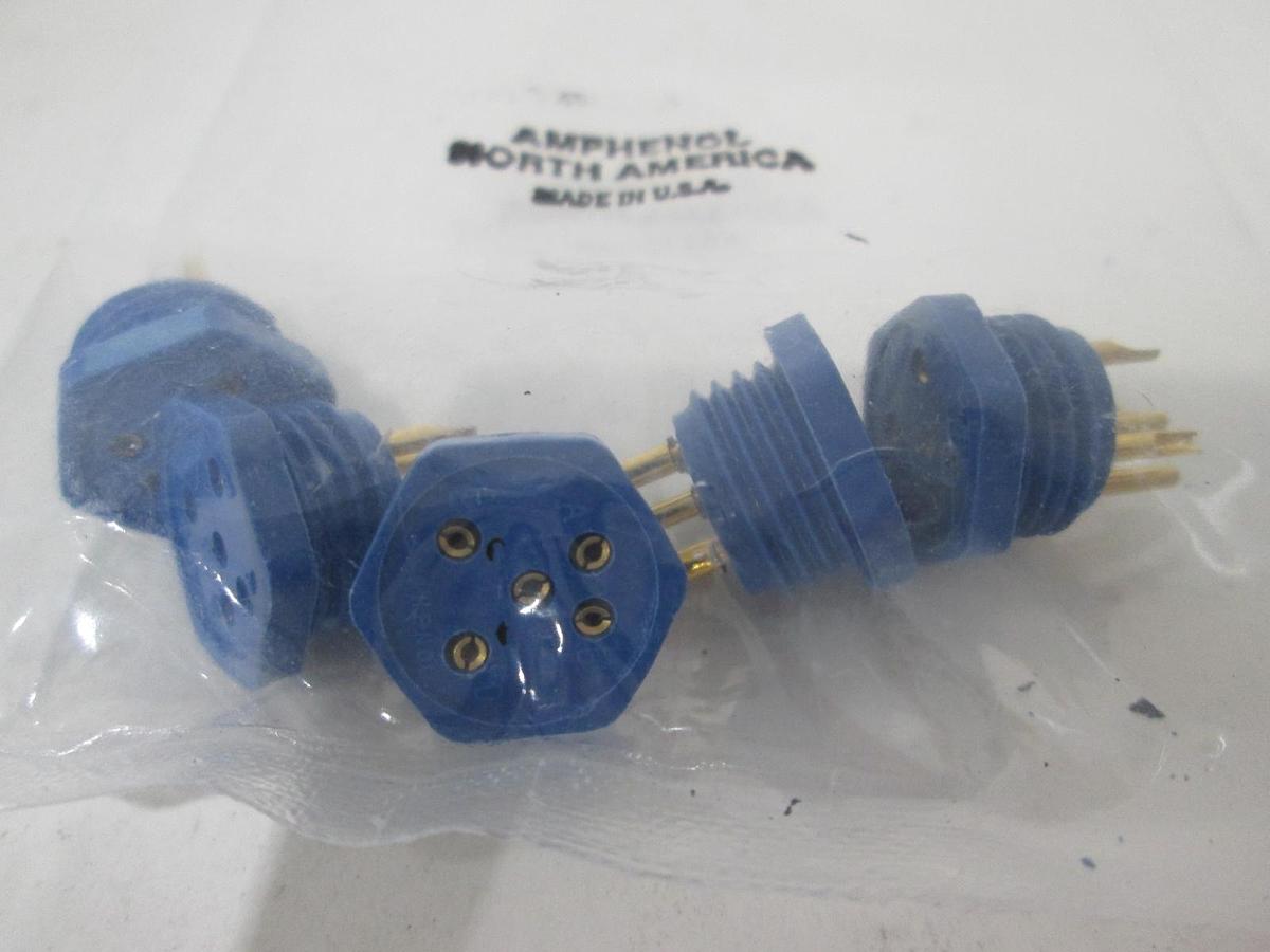 Amphenol, 5 Pin, Female Connector, New, Lot of 5