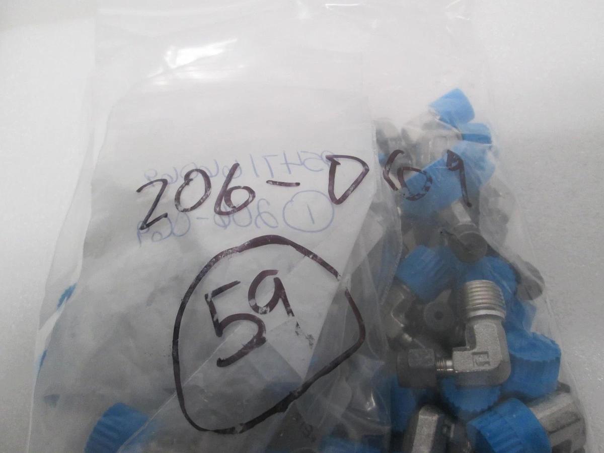 Stainless Steel, Elbow, 1/160D T X 1/8NPTM, 206-059, New. Lot of 59
