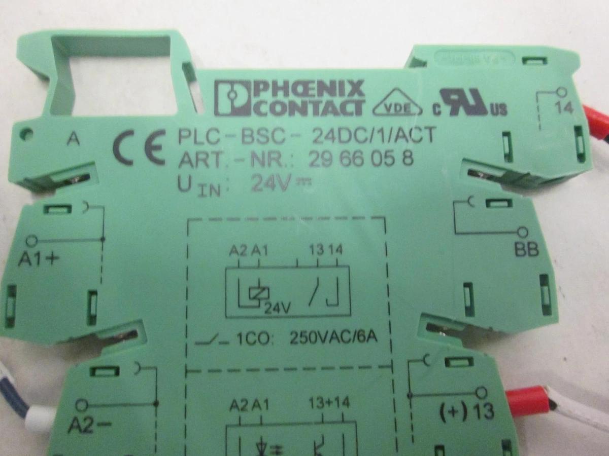 Used Phoenix Contact, PLC-BSC-24DC/1/ACT, Relay, Used