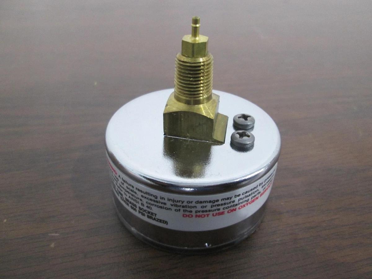 Used Ashcroft, 30-0-30 PSI, Back Mount Gauge, Used