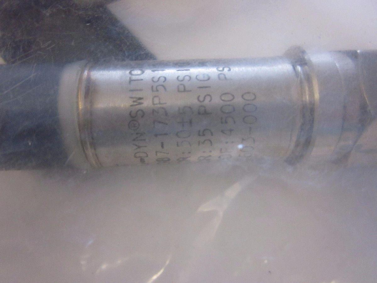 Used ITT Neo Dynamics 98087-173P5S111 Pressure Switch, Proof: 4500PSIG, Lot of 2