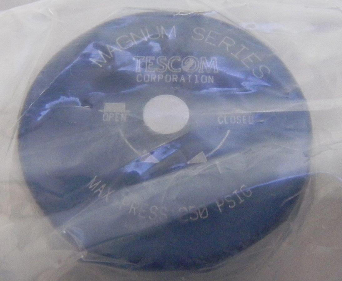 Used Tescom Magnum Series Valve, 31-1A67LMLK-081, 1/2'' MVCR/FVCR
