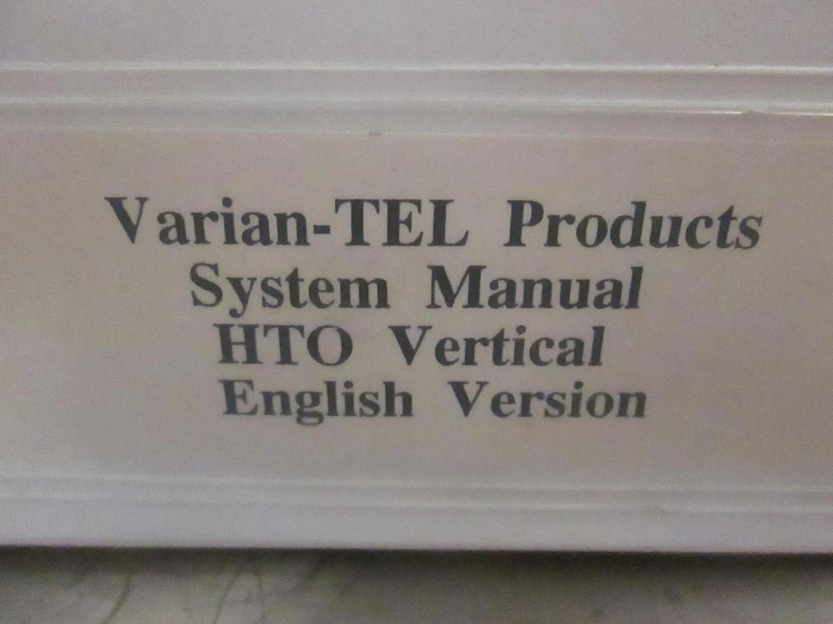 Used Varian-TEL HTO Vertical System Manual, Volume 1 B303120, Used