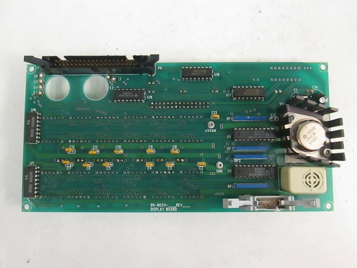Used SVG Rite Track 99-80311 Display Board, PCB, Working When Removed