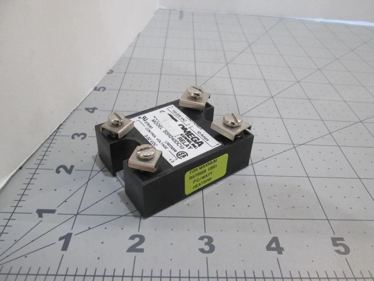Used Omega, Model SSR240DC10, Solid State Relay, Used
