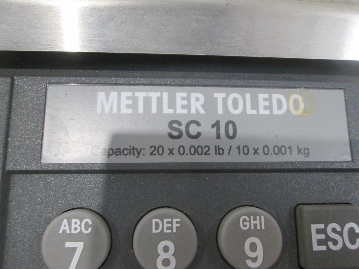 Used Mettler Toledo, SC 10, Model 00SC, Scale, Used