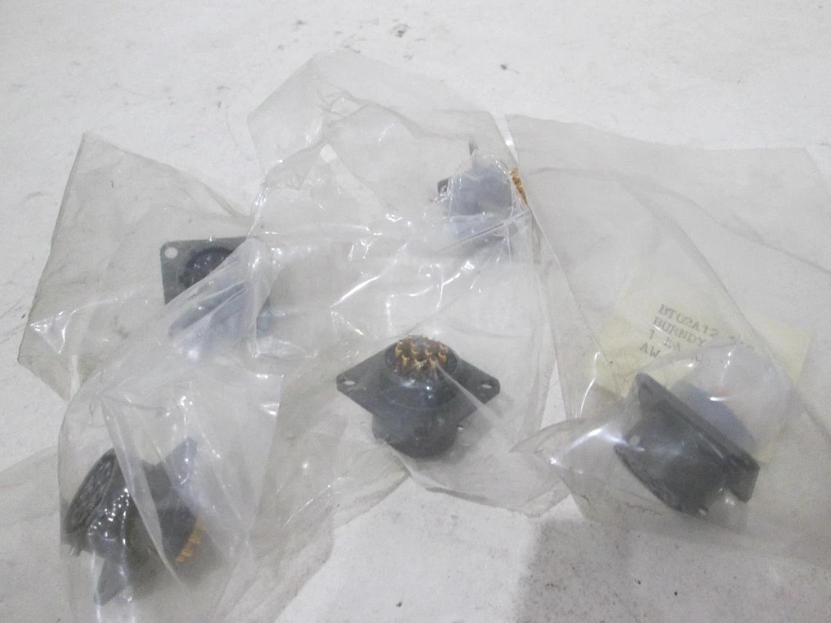Amphenol, 9080-0104, 14 Pin Female Connector, New, Lot of 5