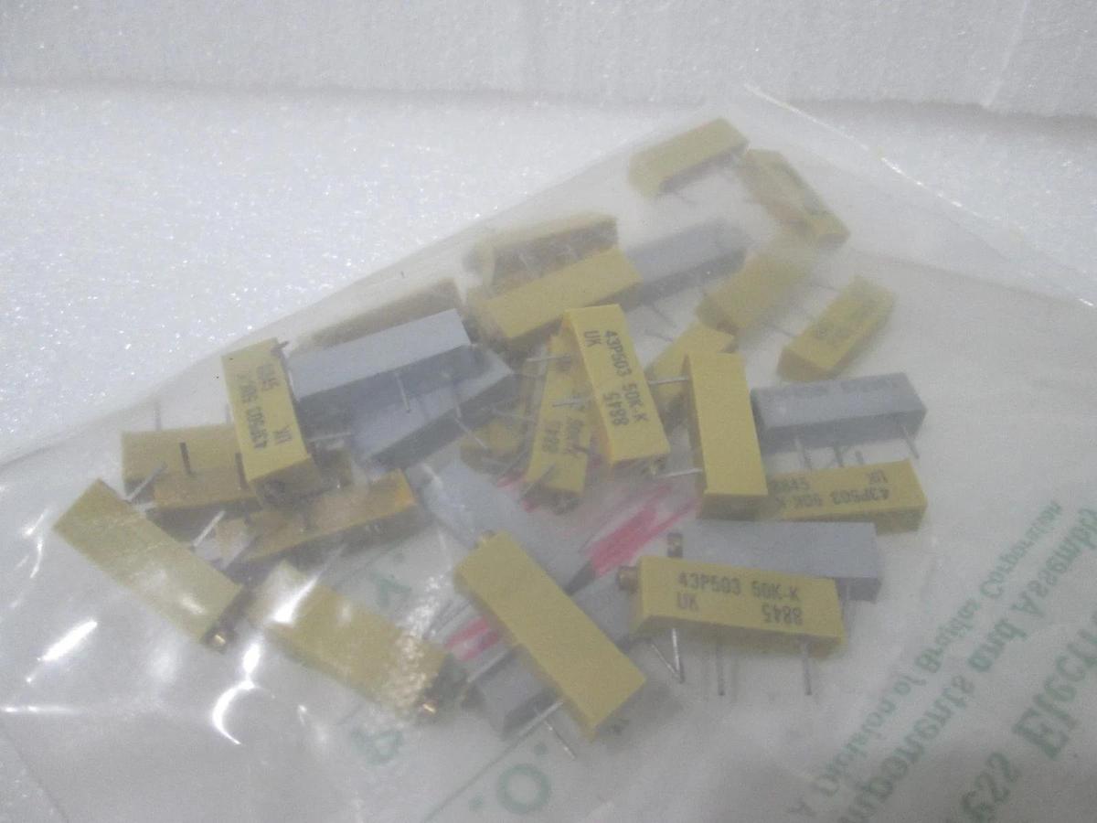 Bourns, 43P503, 50K 8845, OHM Trimming Resistor, New, Lot of 23