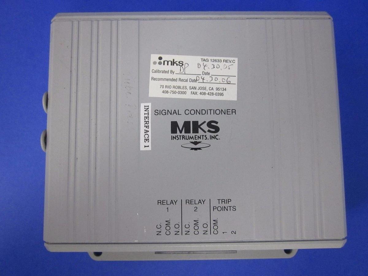 Used MKS 621C02TBFHE Signal Conditioner 2 TORR
