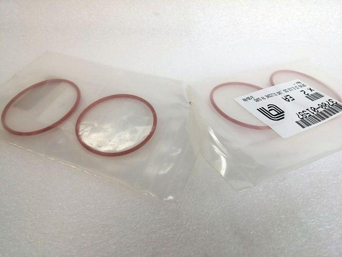 Used AMAT Applied Materials 3700-01597 O-Ring ID2.112 CSD.103 Silic 70Duro, Lot of 4