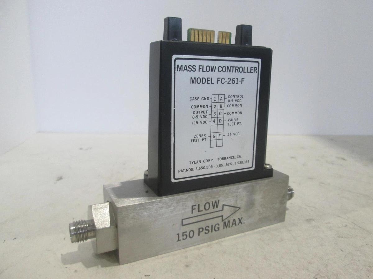 Used Tylan, FC-261-F, Mass Flow Controller, 20 SLPM, AR, Used