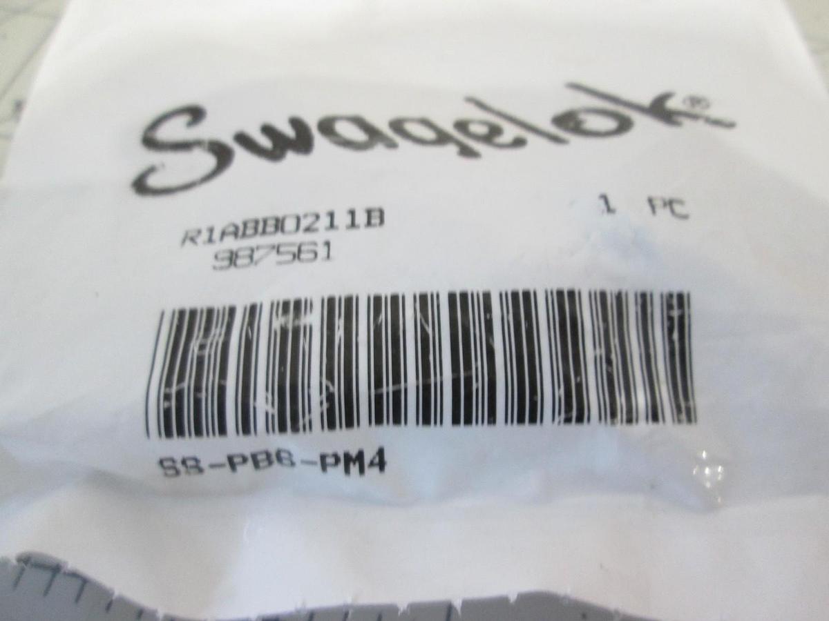 Swagelok, SS-PB6-PM4, Push-On Hose Connection, 1/4" SS Male NPT, New
