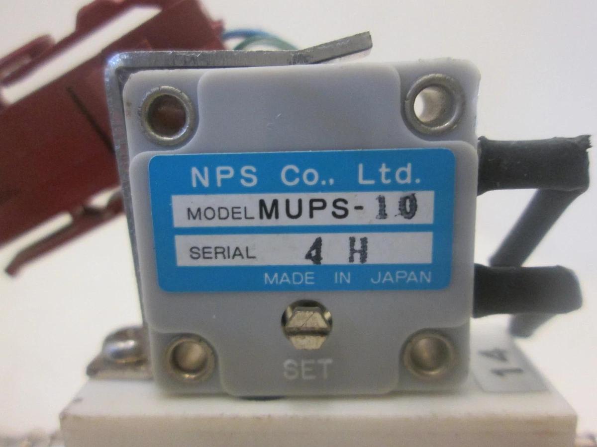 Used NPS Co., MUPS-10, Pneumatic Cable and Sensor, Used