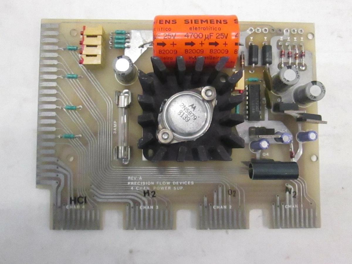 Used Precision Flow Devices, 4 Chan Power Supply, Working When Removed, Used