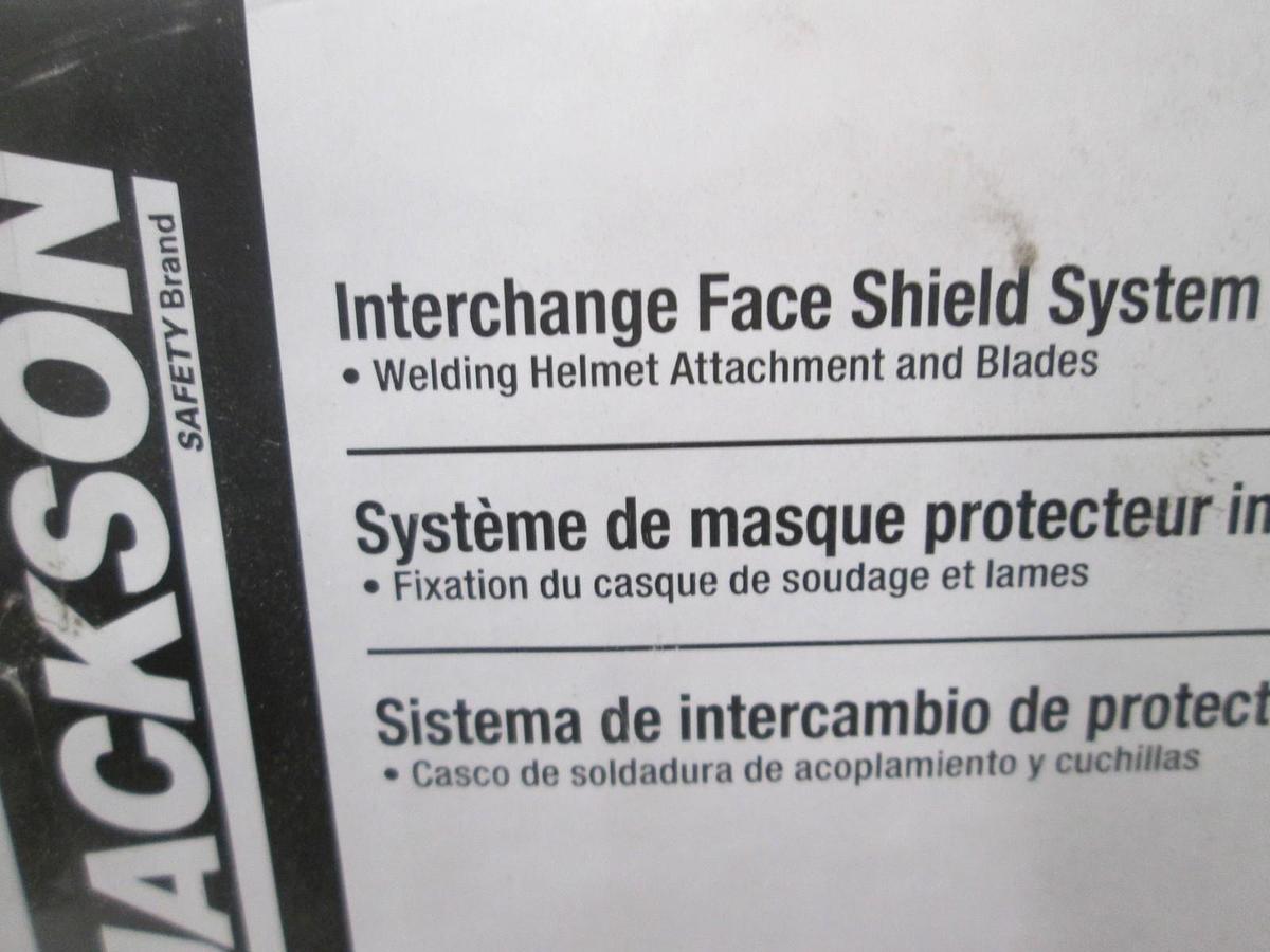 Used Jackson Safety, Interchange Face Shield System, ZB32633110, New, Lot of 6
