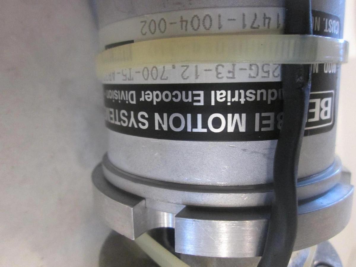 Used ServoDisc, 00-S0644-014, DC Motor w/ BEI, 25G-F3,Motion Encoder, Used
