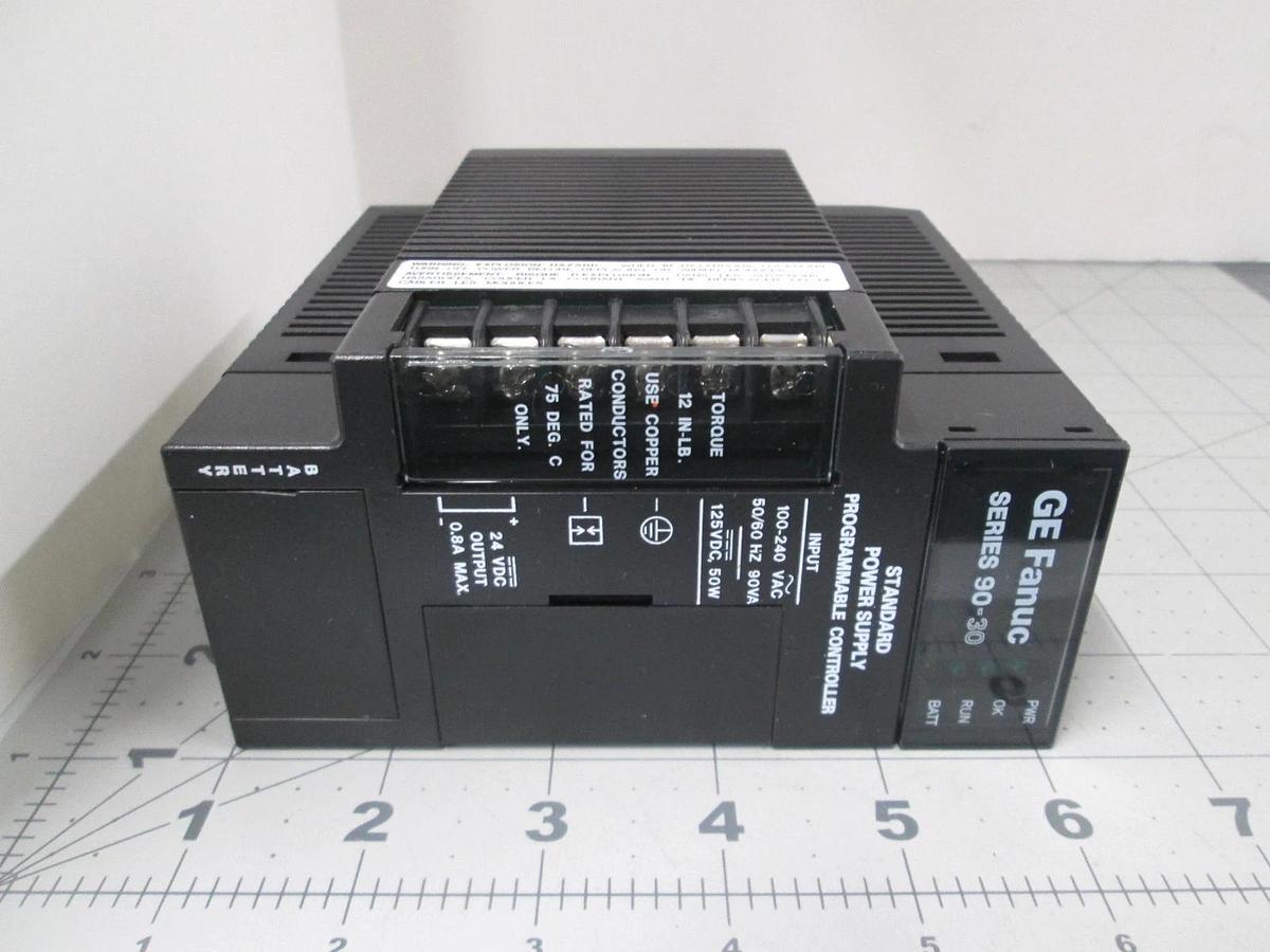 Used GE Fanuc, IC693PWR321W, 30W Power Supply, Series 90-30 Programmable Control Used