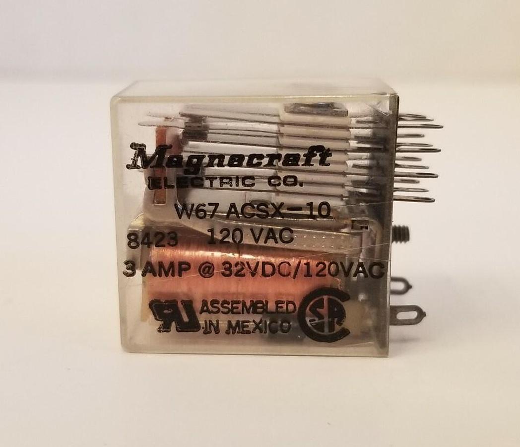 Used Magnecraft W67ACSX-10 Relay, Used