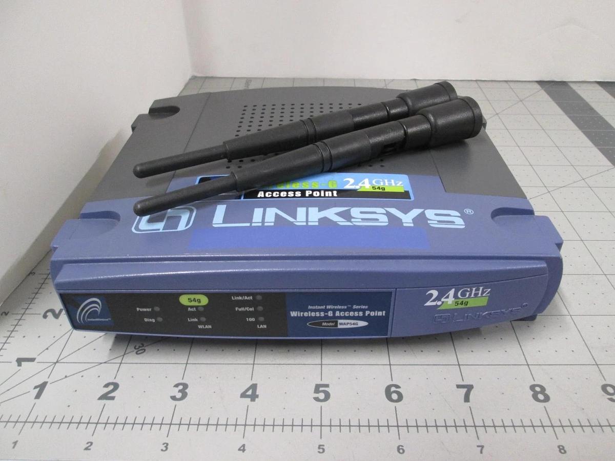 Used Linksys, WAP54G, Instant Wireless Series, G-Access Point, 2.4GHz, 54G, New