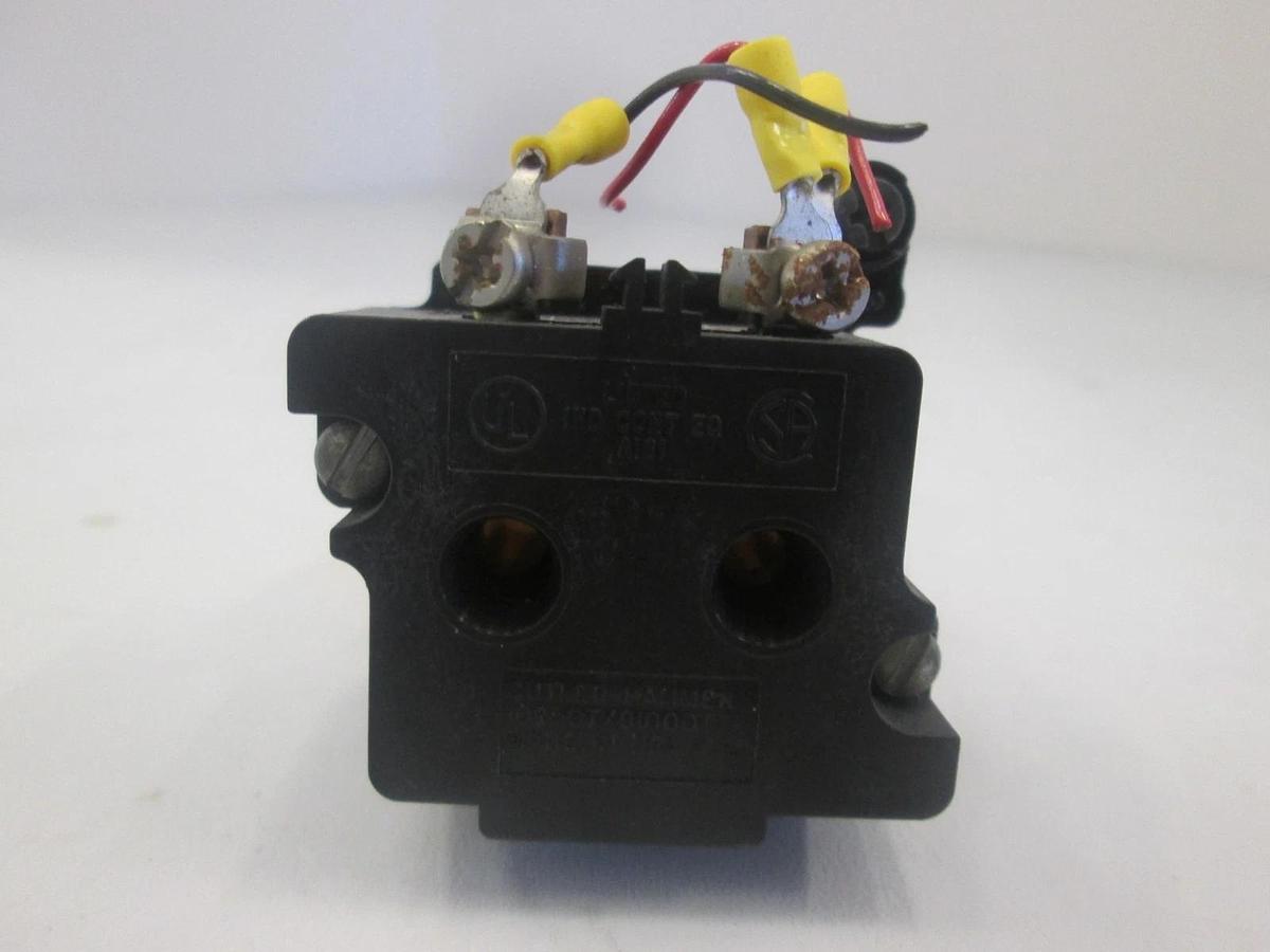 Used Cutler Hammer, 10250T, Orange Button Switch, Used