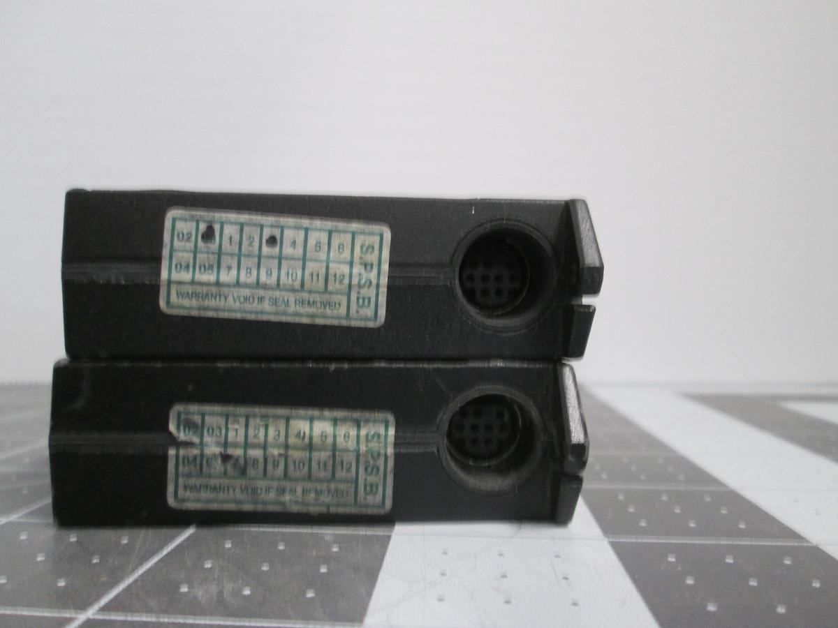 Used Lot of 2 Microscan VS-310 Fixed Mount Barcode Scanner Omron FIS-0310-0012