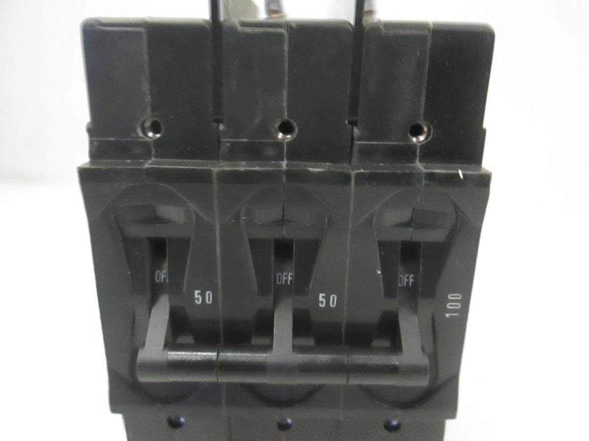 Used Airpax, 219-3-28710-1, Circuit Breaker, 3 Pole, 50/60 Hz, 480 VAC, Used