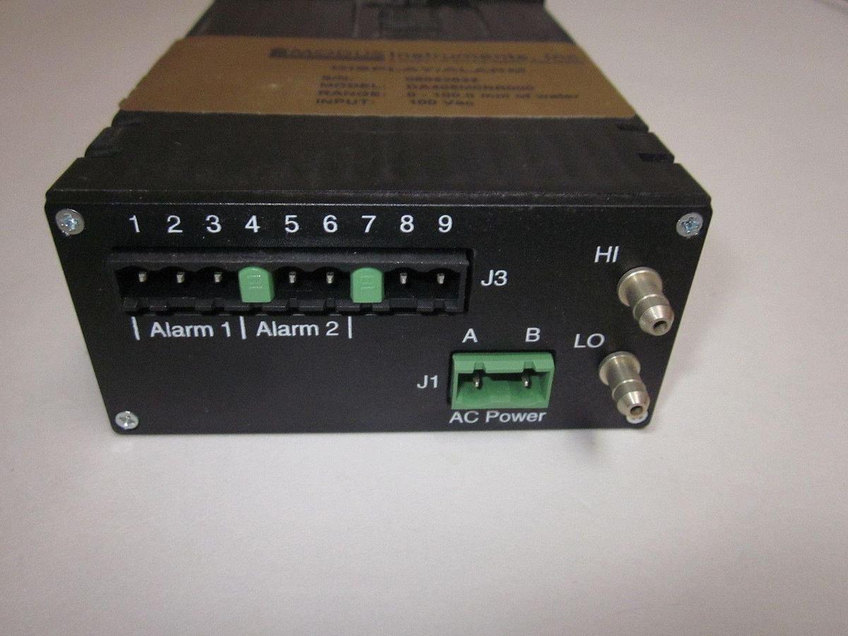 Used Modus Instruments DA-4-08M-0-RR-000 Display / Alarm 0-100mm of water, 100 Vac