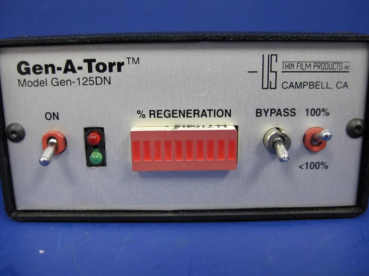 Used US Thin Film Products Gen-A-Torr Gen-125DN Regeneration Analyzer, Used