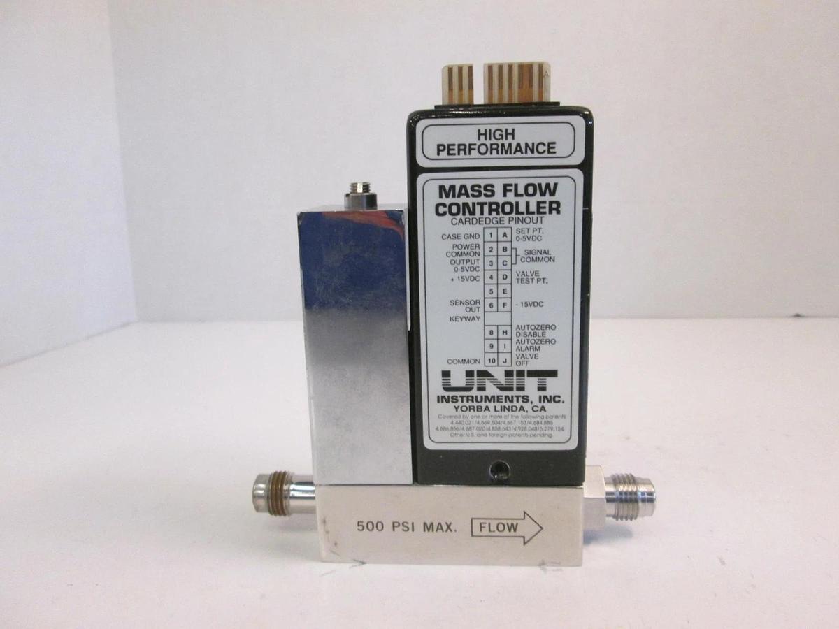 Used Unit UFC-1500A, Mass Flow Controller, Gas, SiH2Cl2, Range- 100 SCCM, 1/4" VCR
