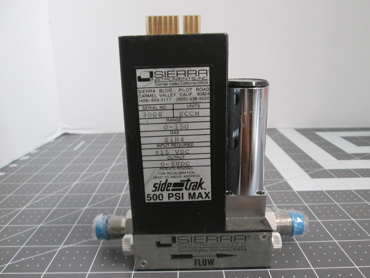 Used Sierra Instruments, Sidetrak Mass Flow Controller 150 SCCM SiH4 Silane