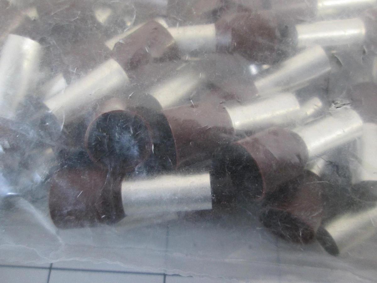 Weidmuller, 031700, Ferrule, End, Cable, 4 AWG, Brown, New, Lot of 50