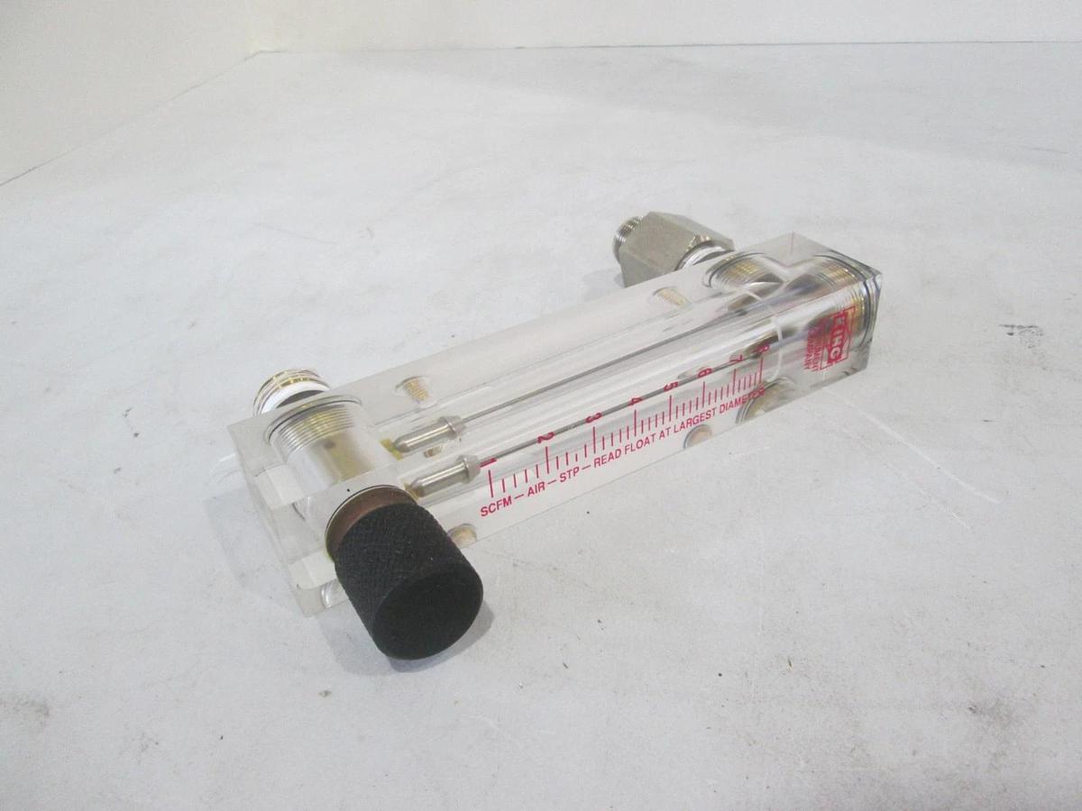 Used King Instruments, 1-8 SCFM-Air-STP-Read Float, Flowmeter, Used