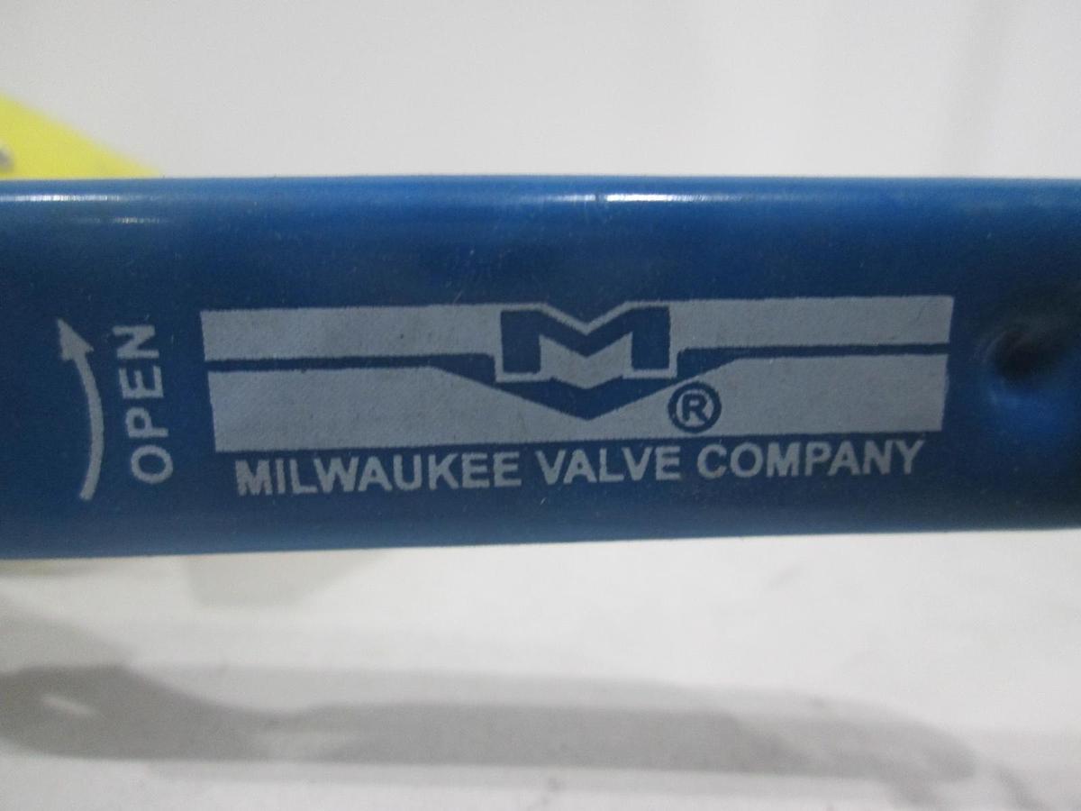 Milwaukee Valve Company, 1/2" Gate Valve, 2000 WOG, CF8M, New
