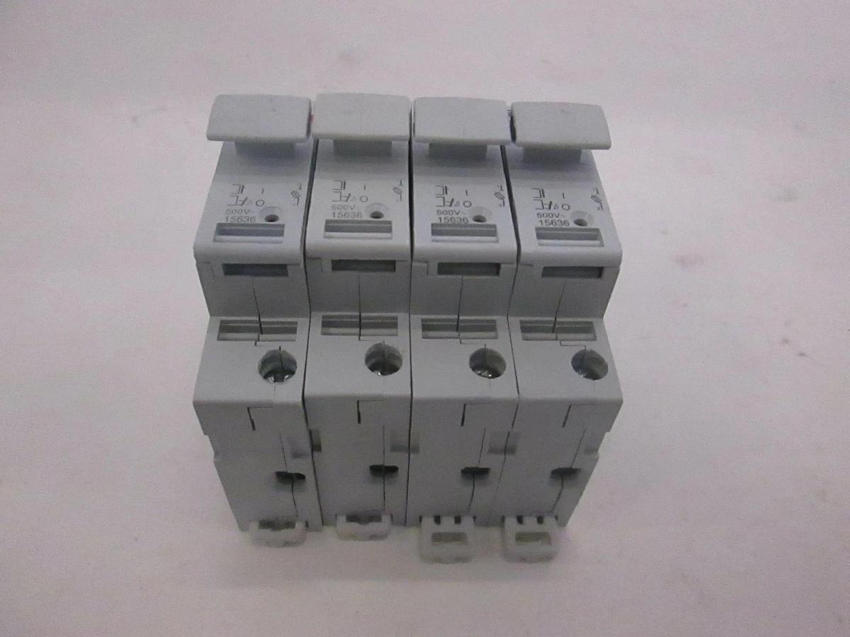 Used Merlin Gerin, Multi9 STI 10,3 x 38, Fuse Carrier, Used, Lot of 4