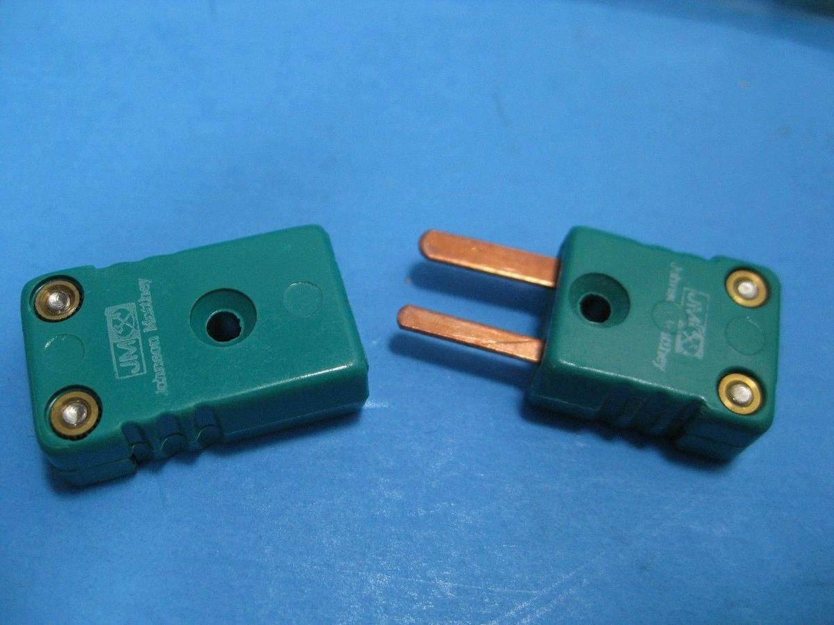 Johnson Matthey Type R Thermocouple, Miniature Quick Release, Lot of 9 M/F, New