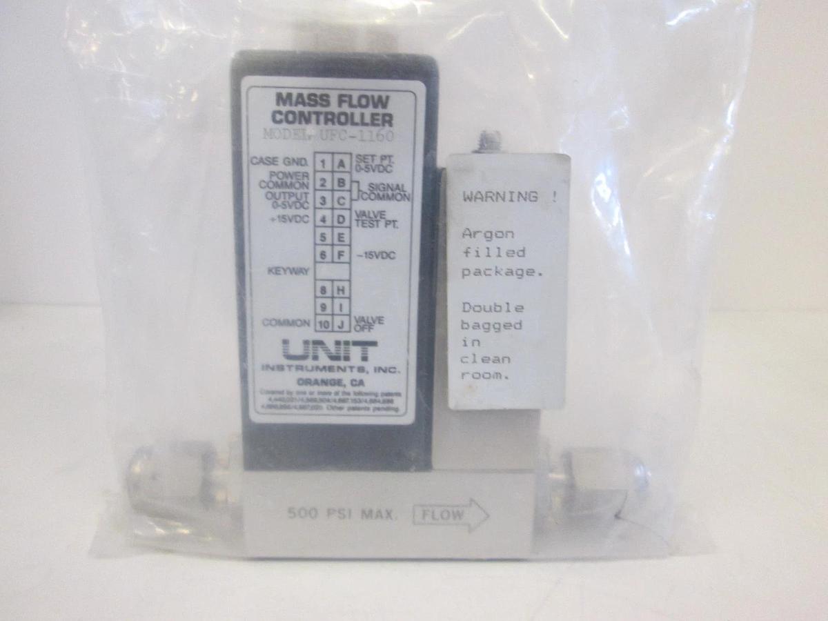 Used Unit Instruments, UFC-1160, Mass Flow Controller, 2 SLM, HCL, Used