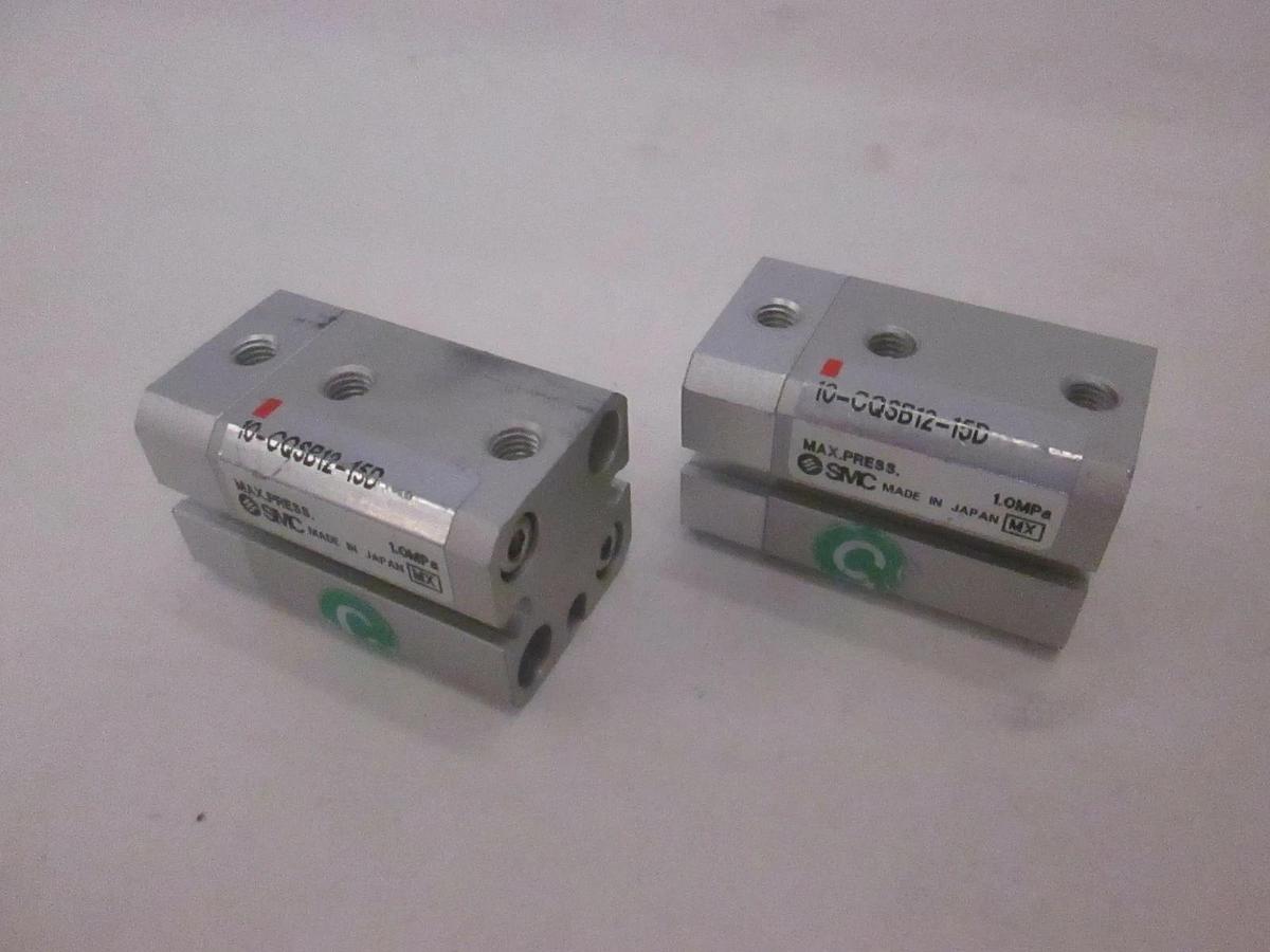 Used SMC, 10-CQSB12-15D, Compact Cylinder, Used, Lot of 2