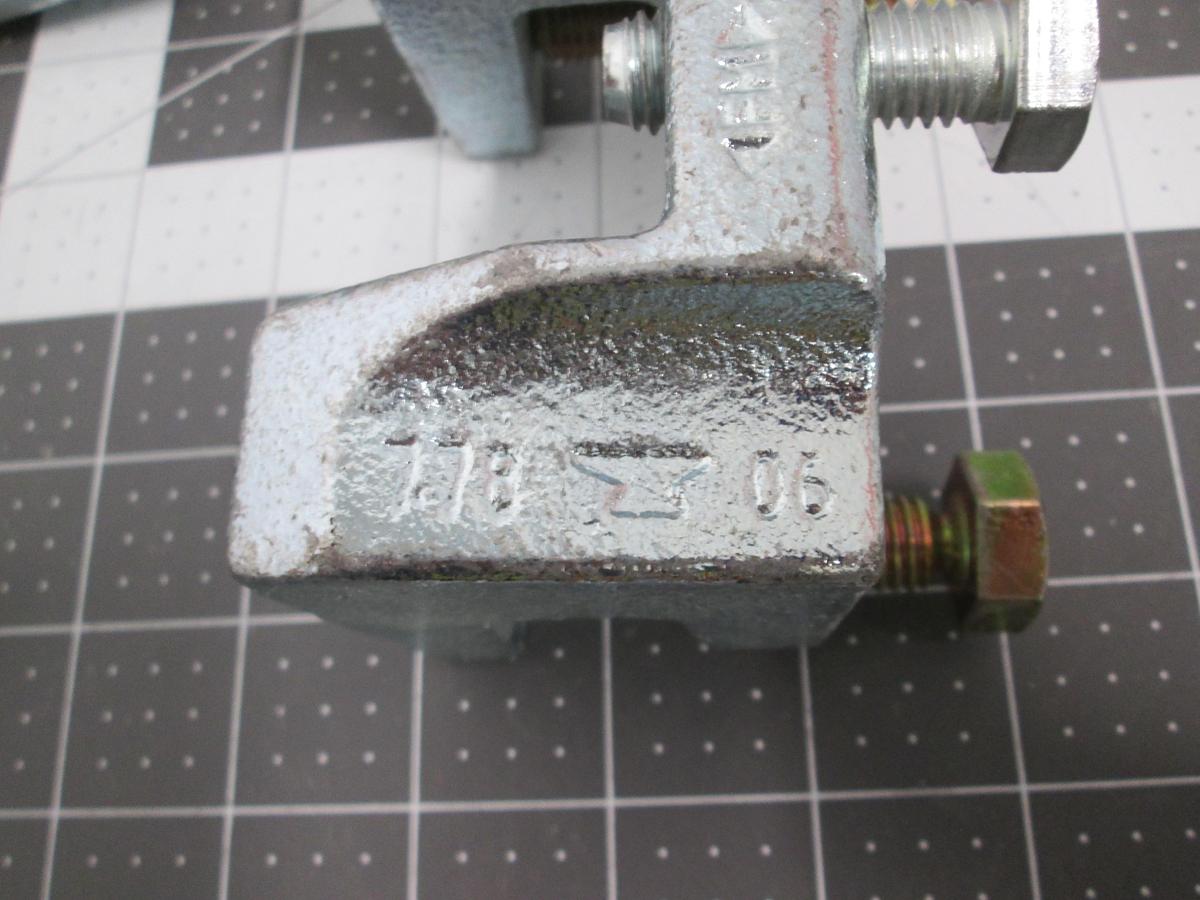 Used Industrial U-Shaped Mounting Clamps Brackets w/ Hardware Lot of 6 