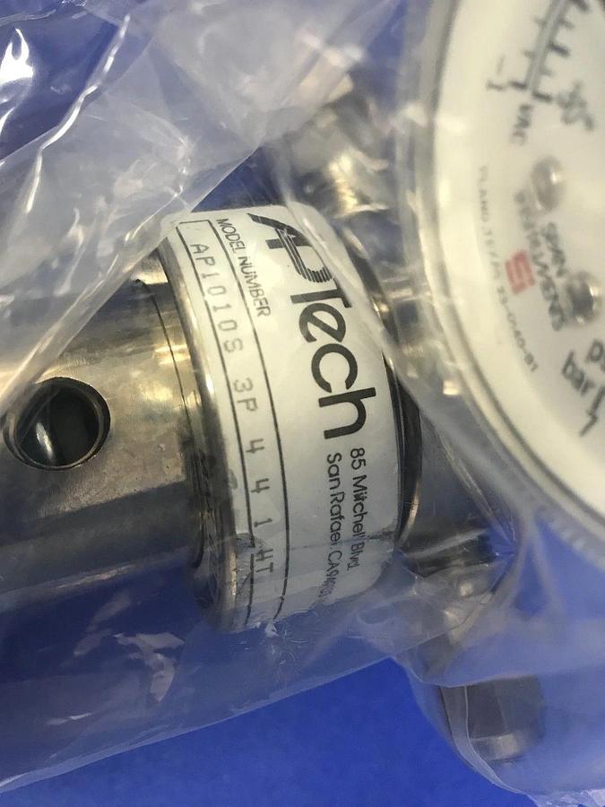 Used Aptech Regulator AP1010S 3P 4 4 1 HT Regulator Assy w/ Gauge