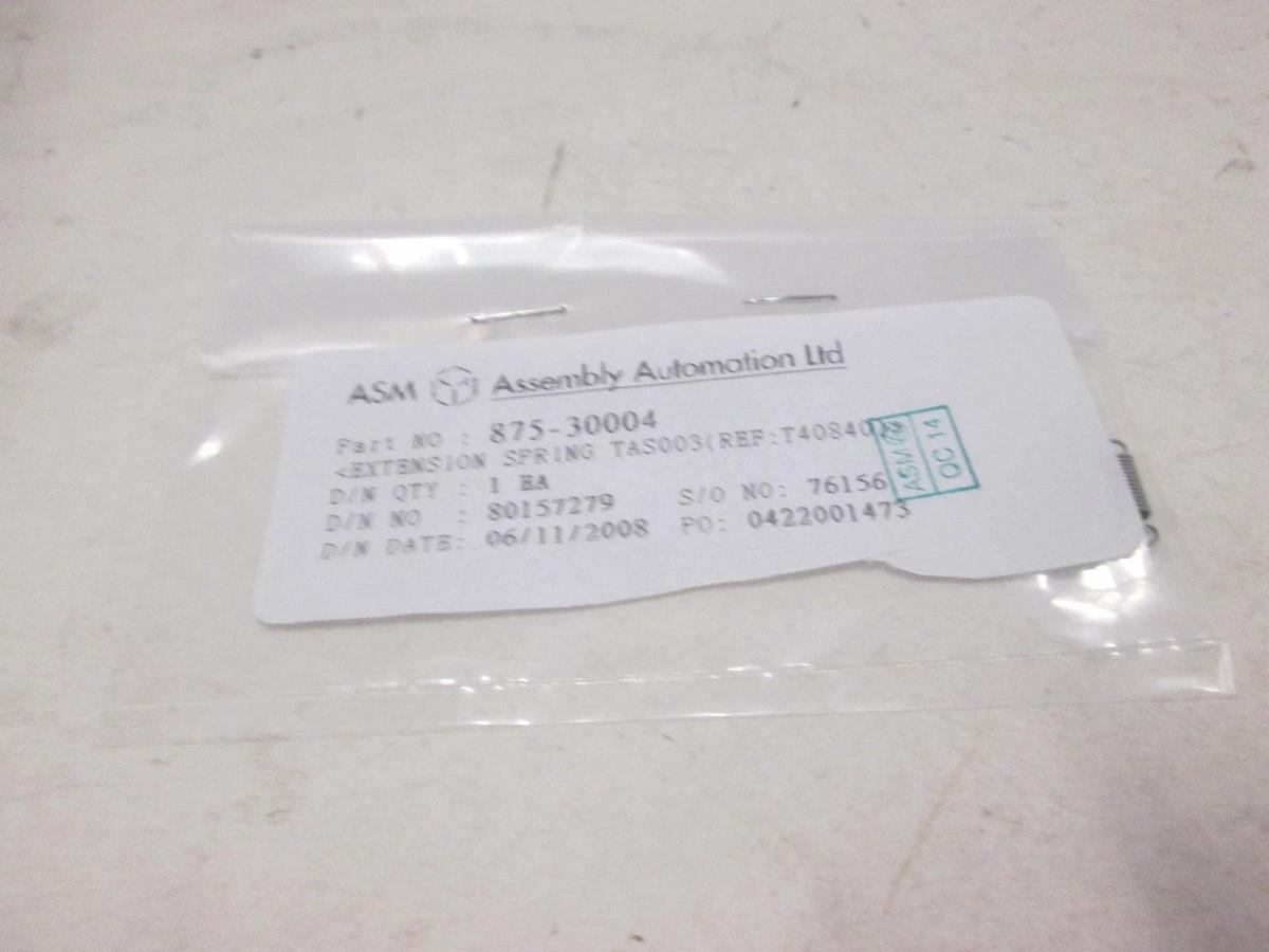 ASM, Extension Spring TAS003, 875-30004 New